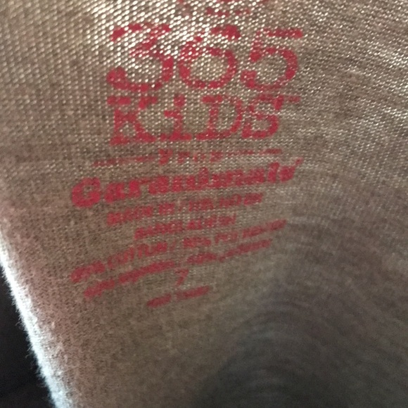 I Heart Cocoa Long sleeve tee from 365Kids Size 7 - Picture 3 of 3